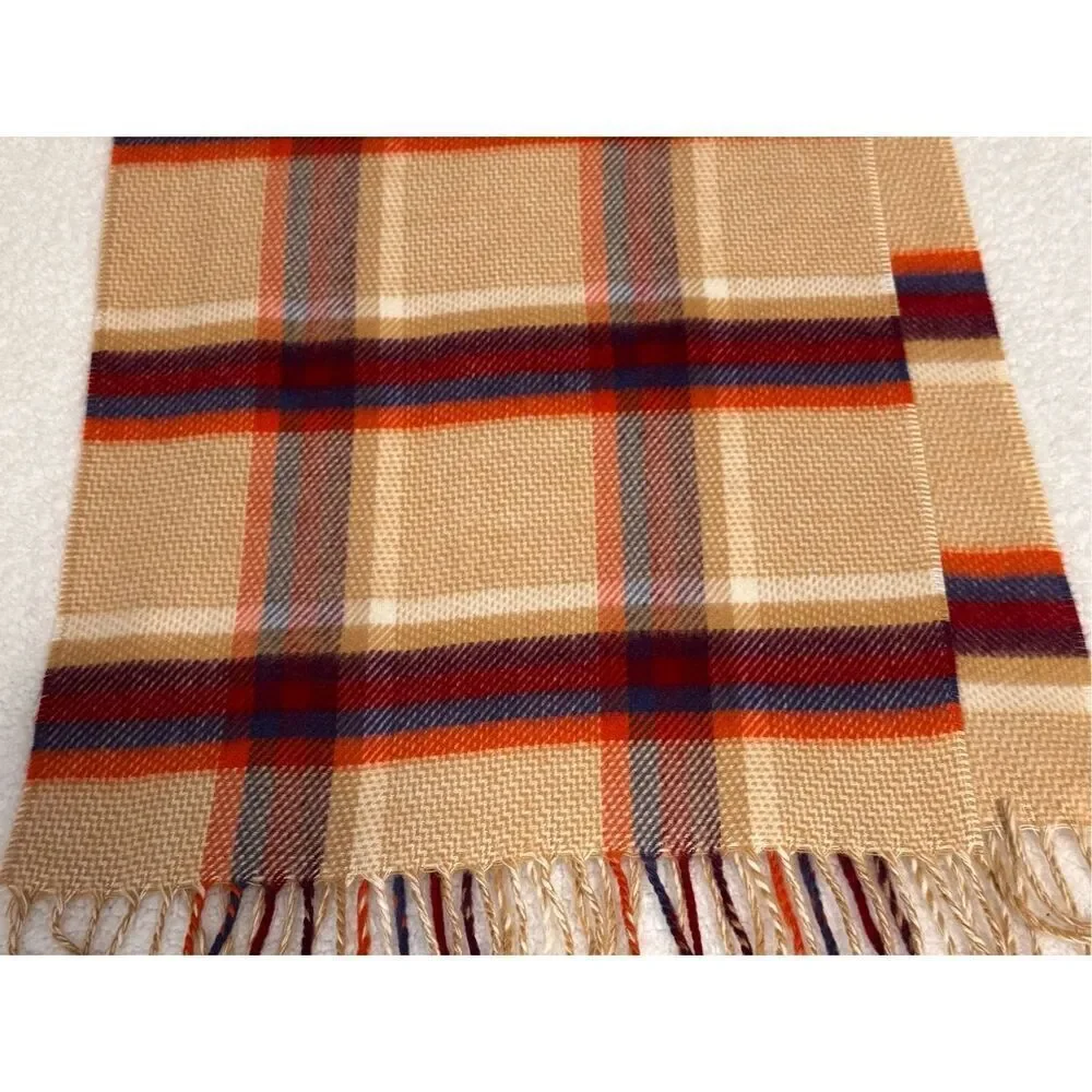 V. Fraas Cashmink Plaid Scarf